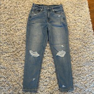 Casual Blue Distressed Jeans